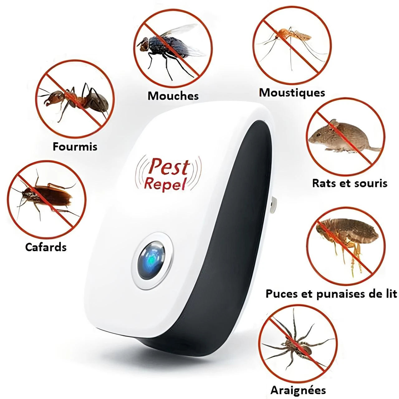 INSECTES PRO™ Répulsif Ultrason Maison